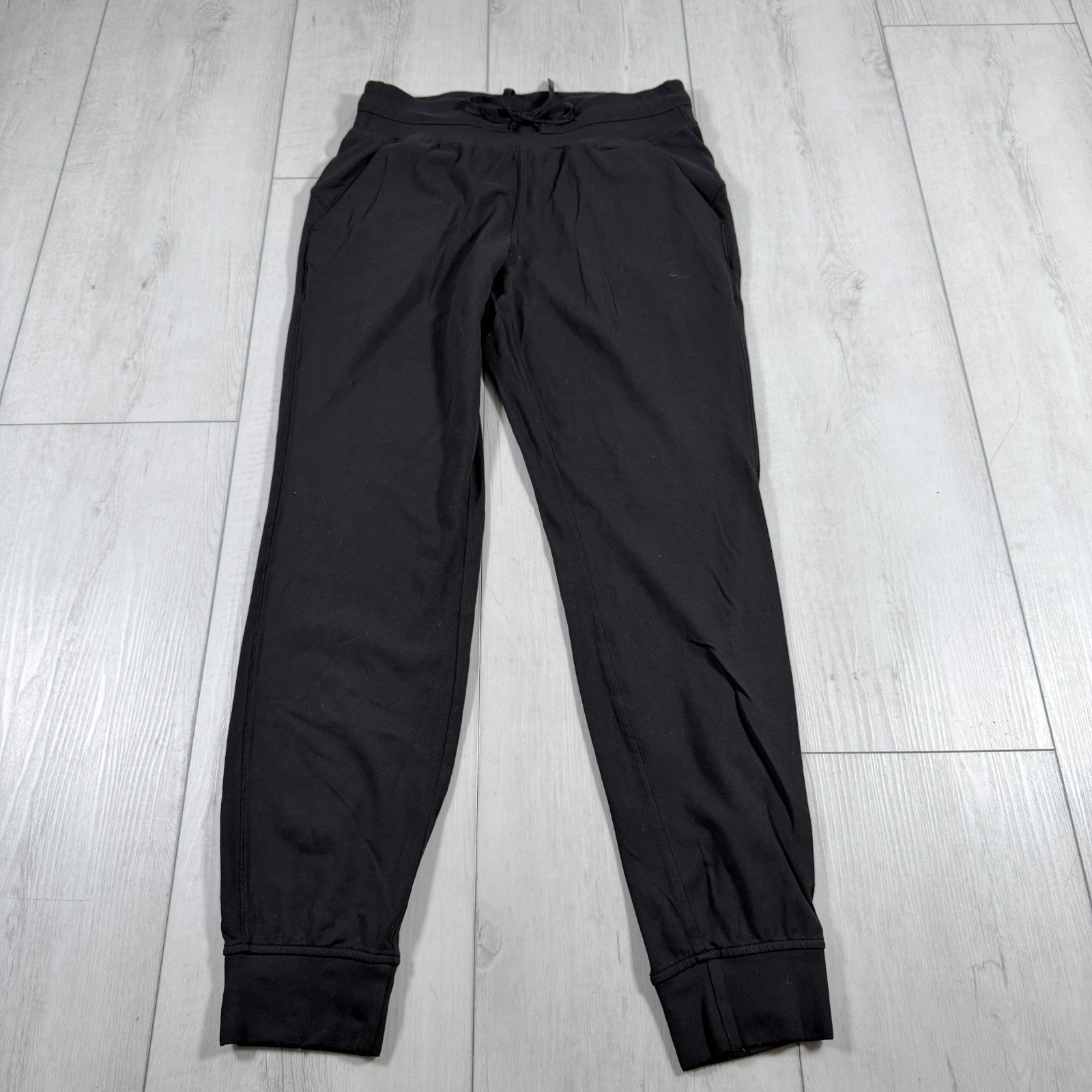 Lululemon Ready To Rulu Jogger Pants Womens 8 Black Active Training Lw5bxos
